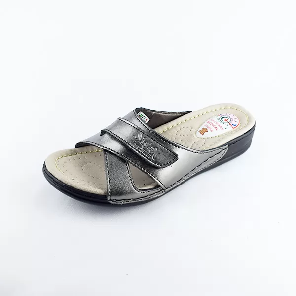 Sandale medicale Confort pour femme 500 gris nickel................. miniature